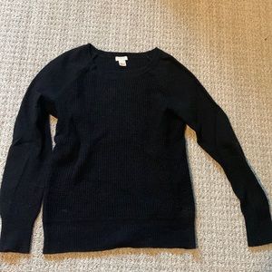 Jcrew black sweater size small